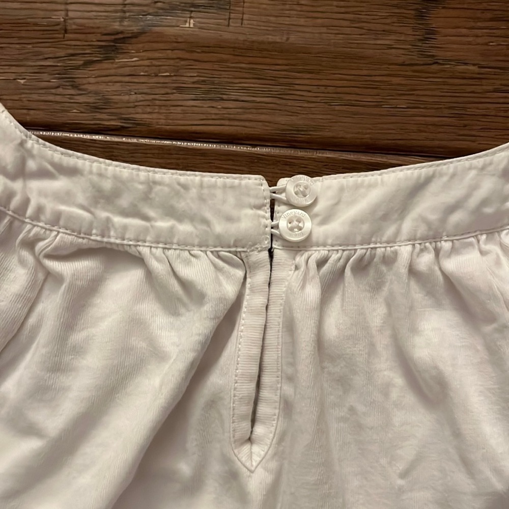 Vineyard Vines Girl’s Gathered Neck Long Sleeve Shirt Size M - Picture 4 of 4